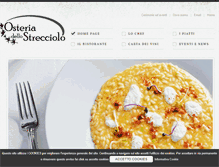 Tablet Screenshot of osteriadellostrecciolo.it
